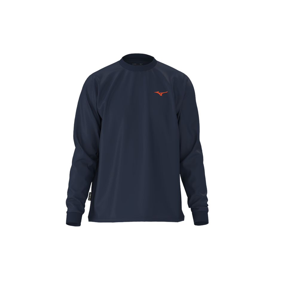 Mizuno Athleticwear new wave long sleeve Dress blues